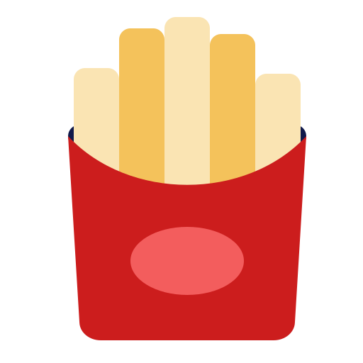 frites Icône gratuit