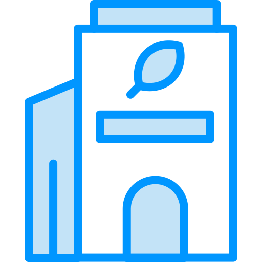 hotel ecológico icono gratis