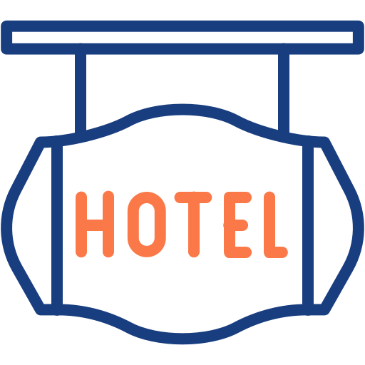 señal de hotel icono gratis