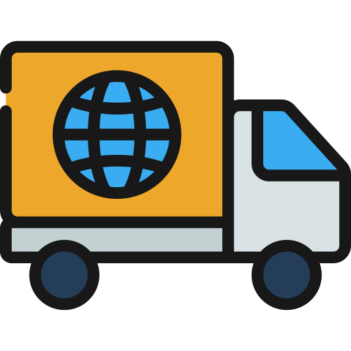 Грузовик доставки бесплатно иконка