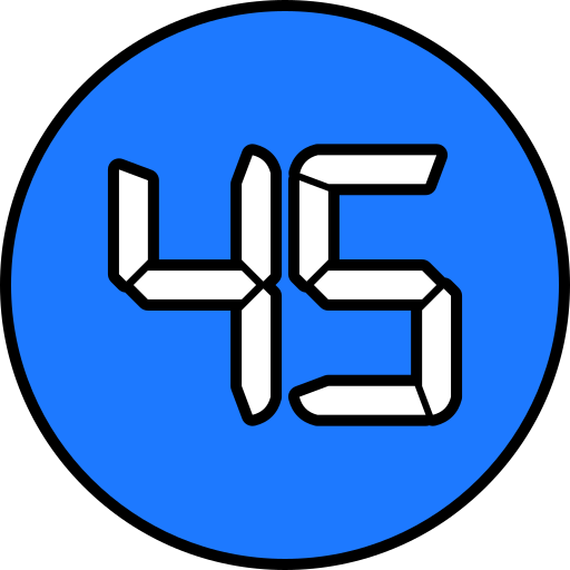 45 grátis ícone 45 grátis ícone