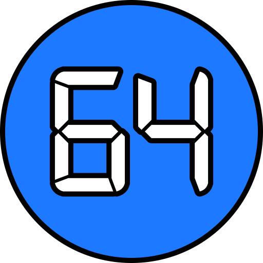 64 icono gratis