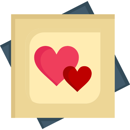 carta de amor icono gratis