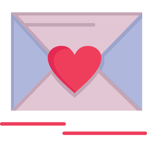 Love letter Flatart Icons Flat icon