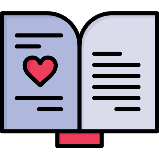 Open book Flatart Icons Lineal Color icon