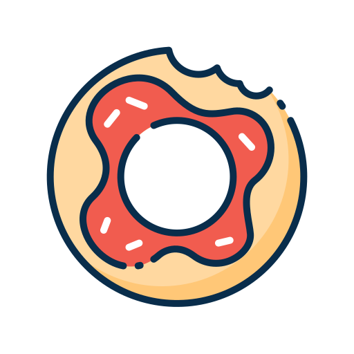 Rosquilla icono gratis