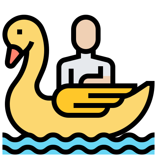 Swan boat free icon Swan boat free icon