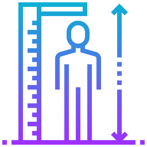 Height Meticulous Gradient icon