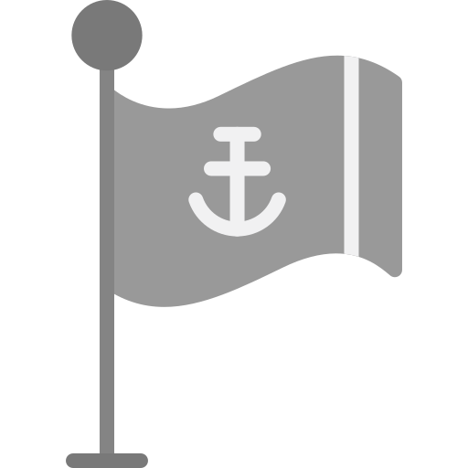 bandera pirata icono gratis