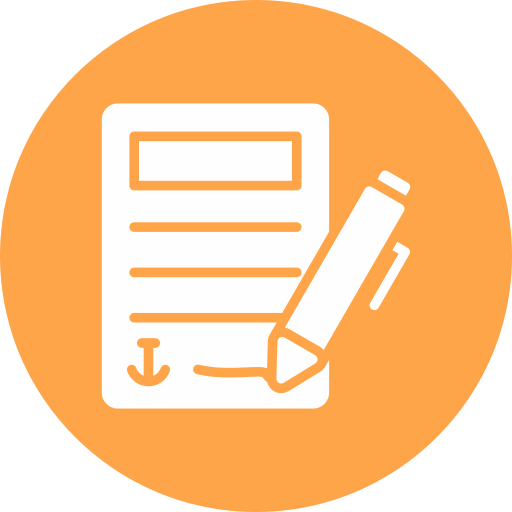 Contract free icon Contract free icon