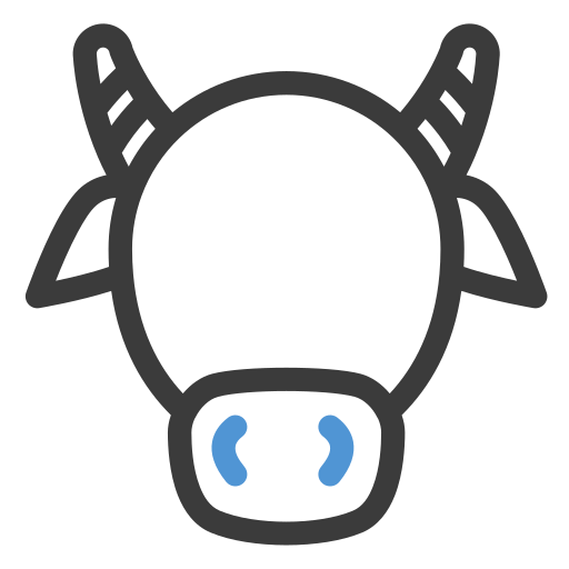 vaca grátis ícone