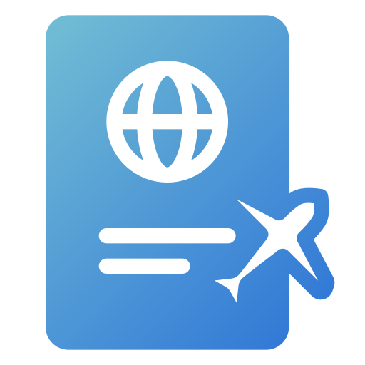 pasaporte icono gratis