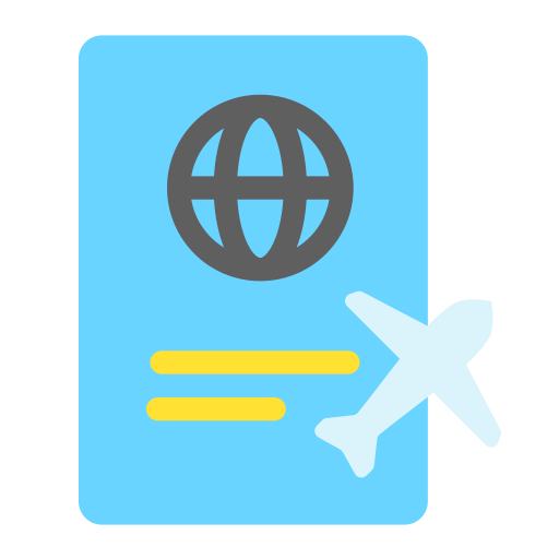 pasaporte icono gratis