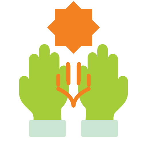 oración icono gratis