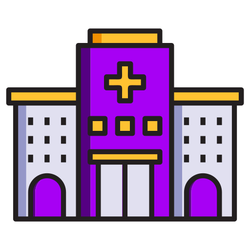 edifício hospitalar grátis ícone