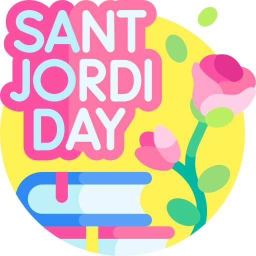 Sant jordi day free icon