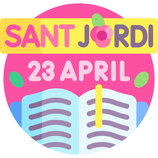 día de sant jordi icono gratis