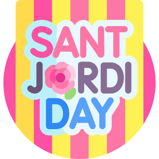 día de sant jordi icono gratis