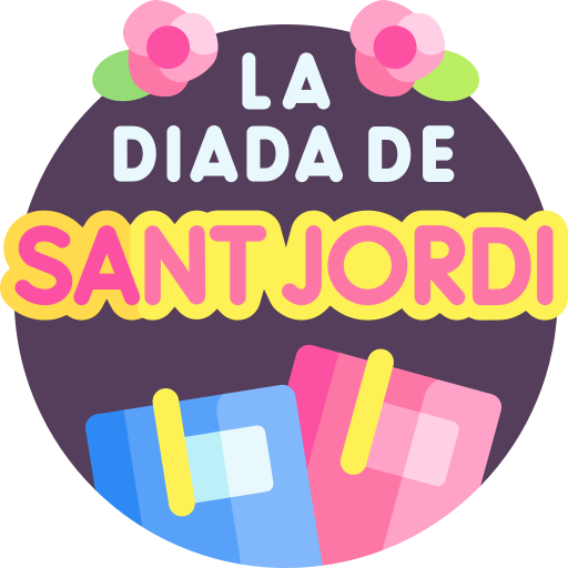 la diada de sant jordi icono gratis