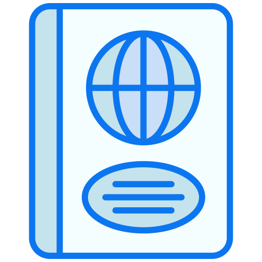 pasaporte icono gratis