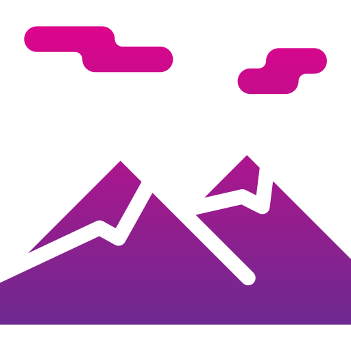 montañas icono gratis