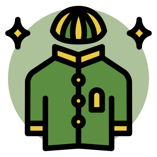 robe musulmane Icône gratuit