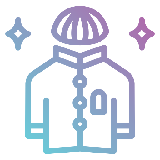 vestido musulmán icono gratis