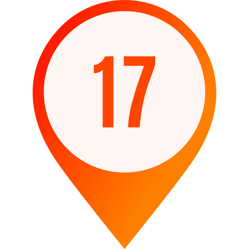 diecisiete icono gratis