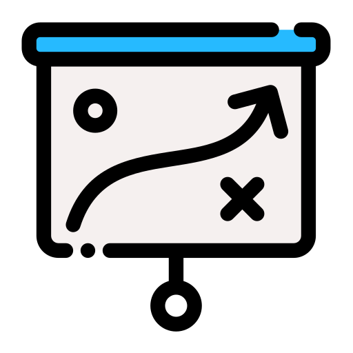 estrategia de negocios icono gratis