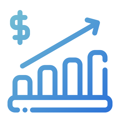 ganancia icono gratis