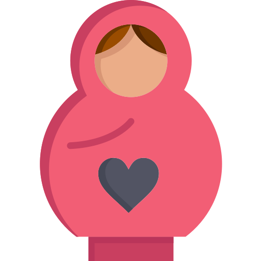 러시아 인형 무료 아이콘