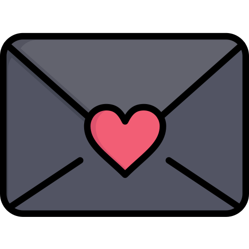 Love letter Flatart Icons Lineal Color icon