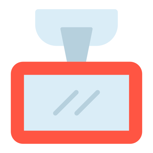 espejo retrovisor icono gratis