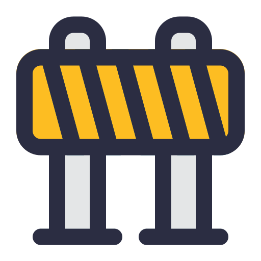 barrera icono gratis