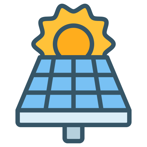 panel solar icono gratis