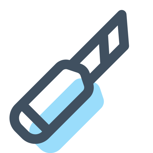 cortador icono gratis