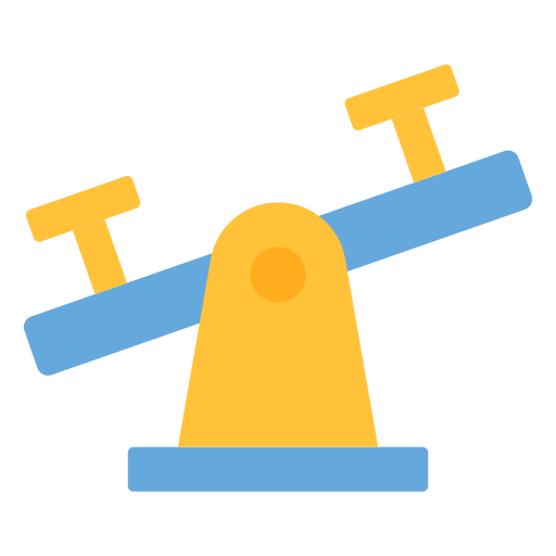 Seesaw free icon