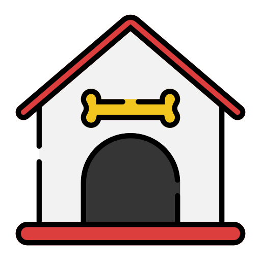 casa de perro icono gratis