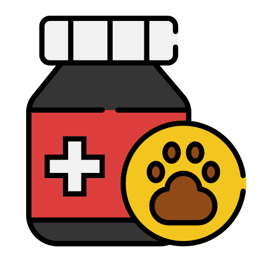 medicina para mascotas icono gratis