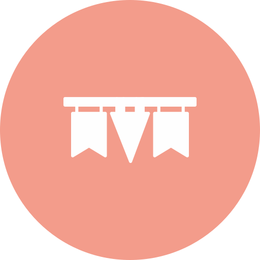 guirnalda icono gratis