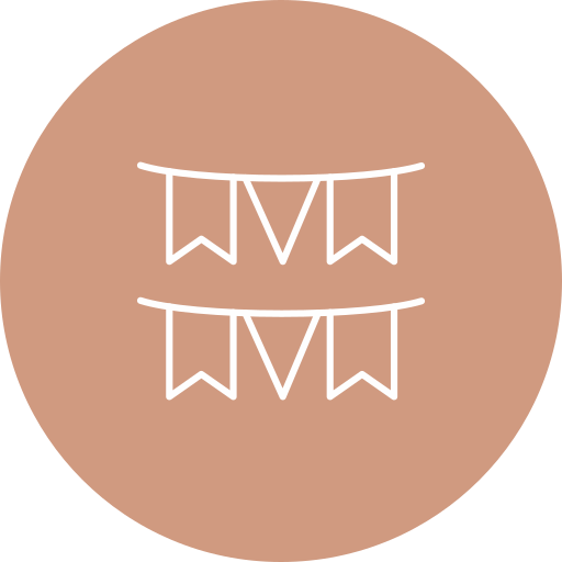 guirnalda icono gratis