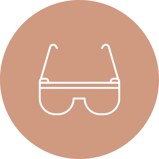 lentes de seguridad icono gratis