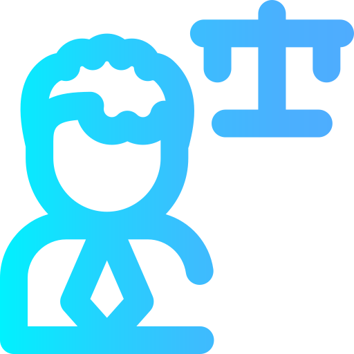 hombre abogado icono gratis