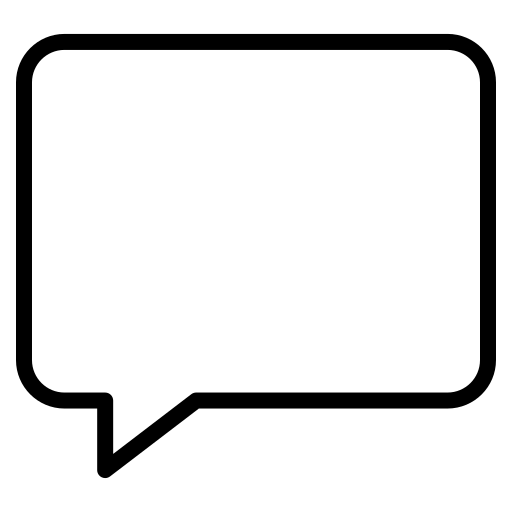 Speech bubble free icon