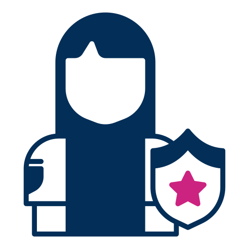 mujer policía icono gratis