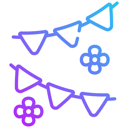 guirnalda icono gratis