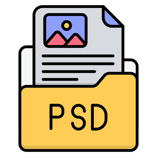 archivo psd icono gratis