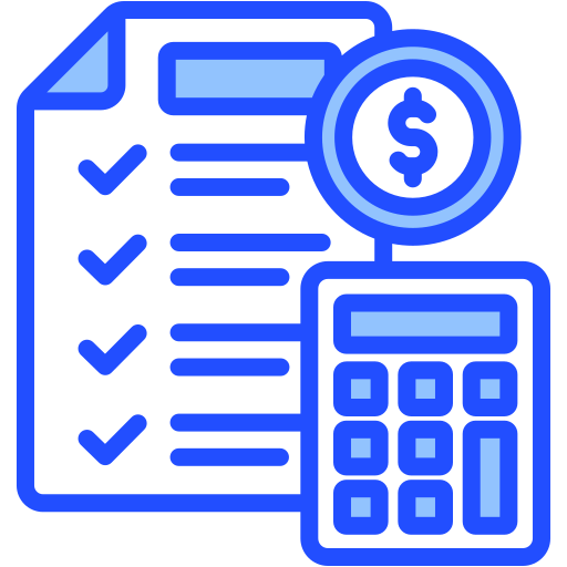 presupuesto icono gratis