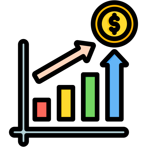ganancia icono gratis