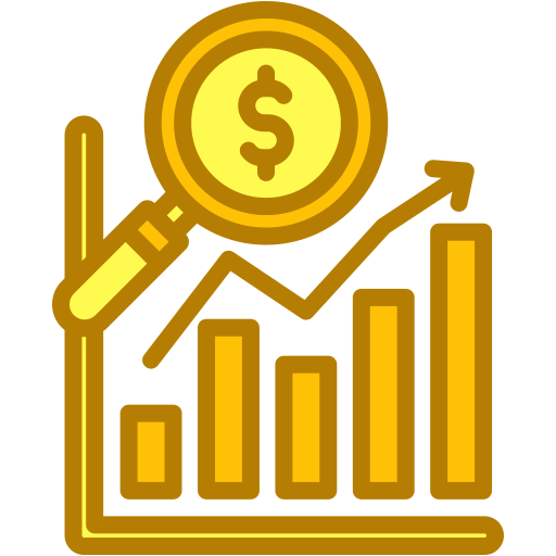 investigación de mercado icono gratis